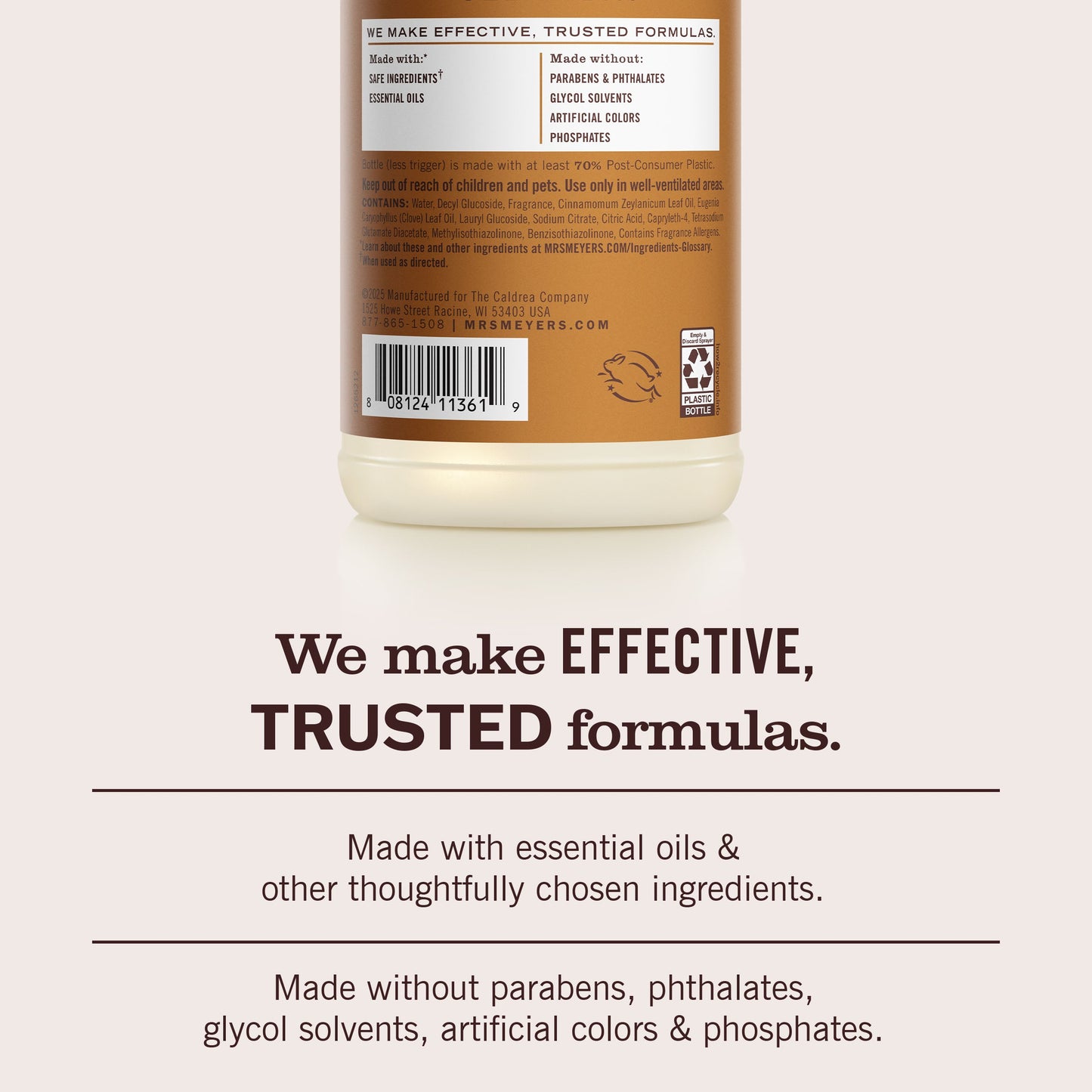 Mrs. Meyers Acorn Spice Multi - Surface Everyday Cleaner - for Convenient Home Cleaning