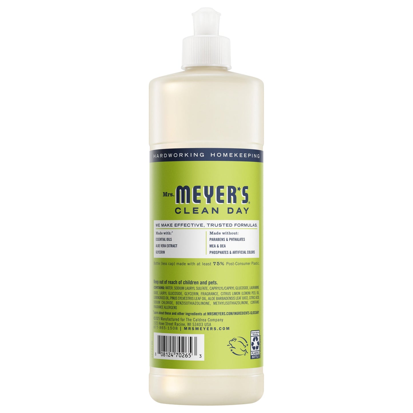 Mrs. Meyers Lemon Verbena Dish Soap - for Convenient Dishwashing