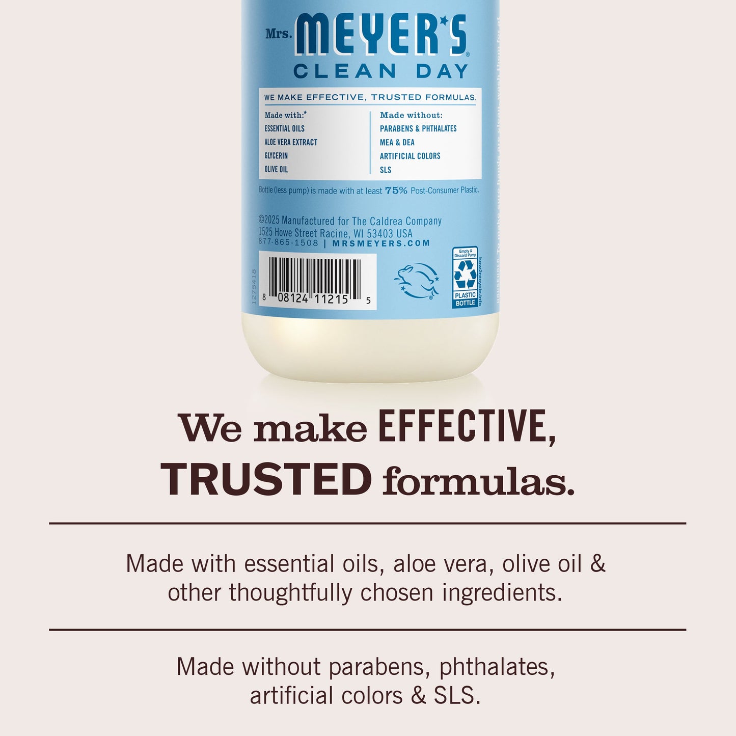 Mrs. Meyers Rain Water Liquid Hand Soap - for Convenient Hand Care