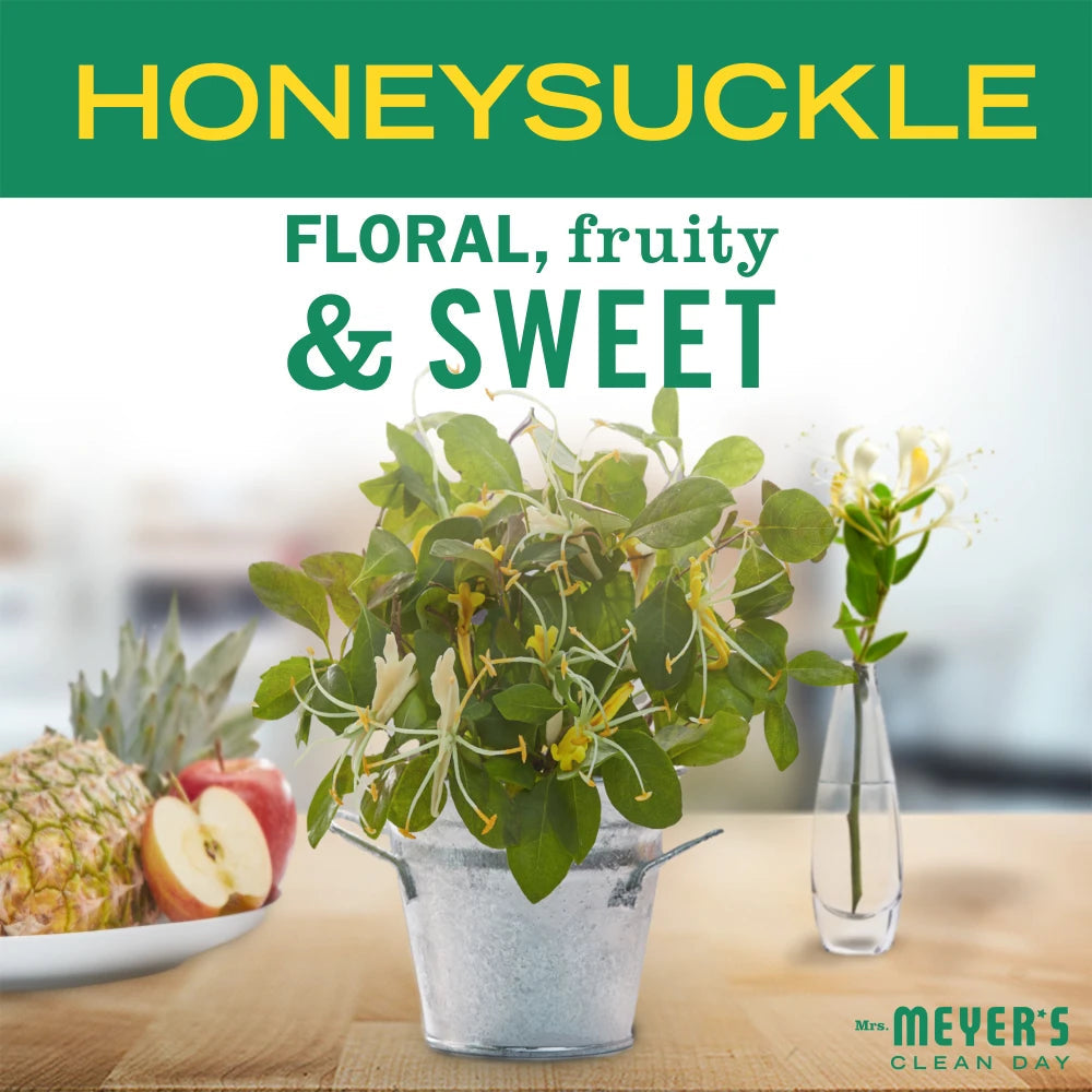 Mrs. Meyers Honeysuckle Soy Candle Small - for Convenient Home Fragrance