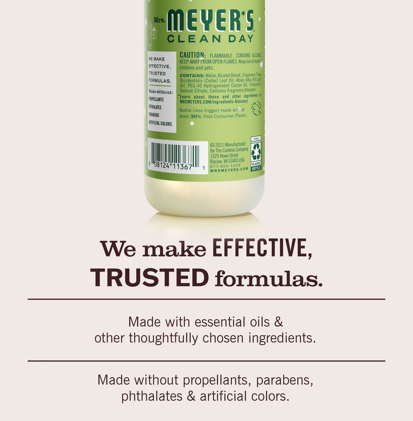 Mrs. Meyers Iowa Pine Room Freshener - for Convenient Home Fragrance