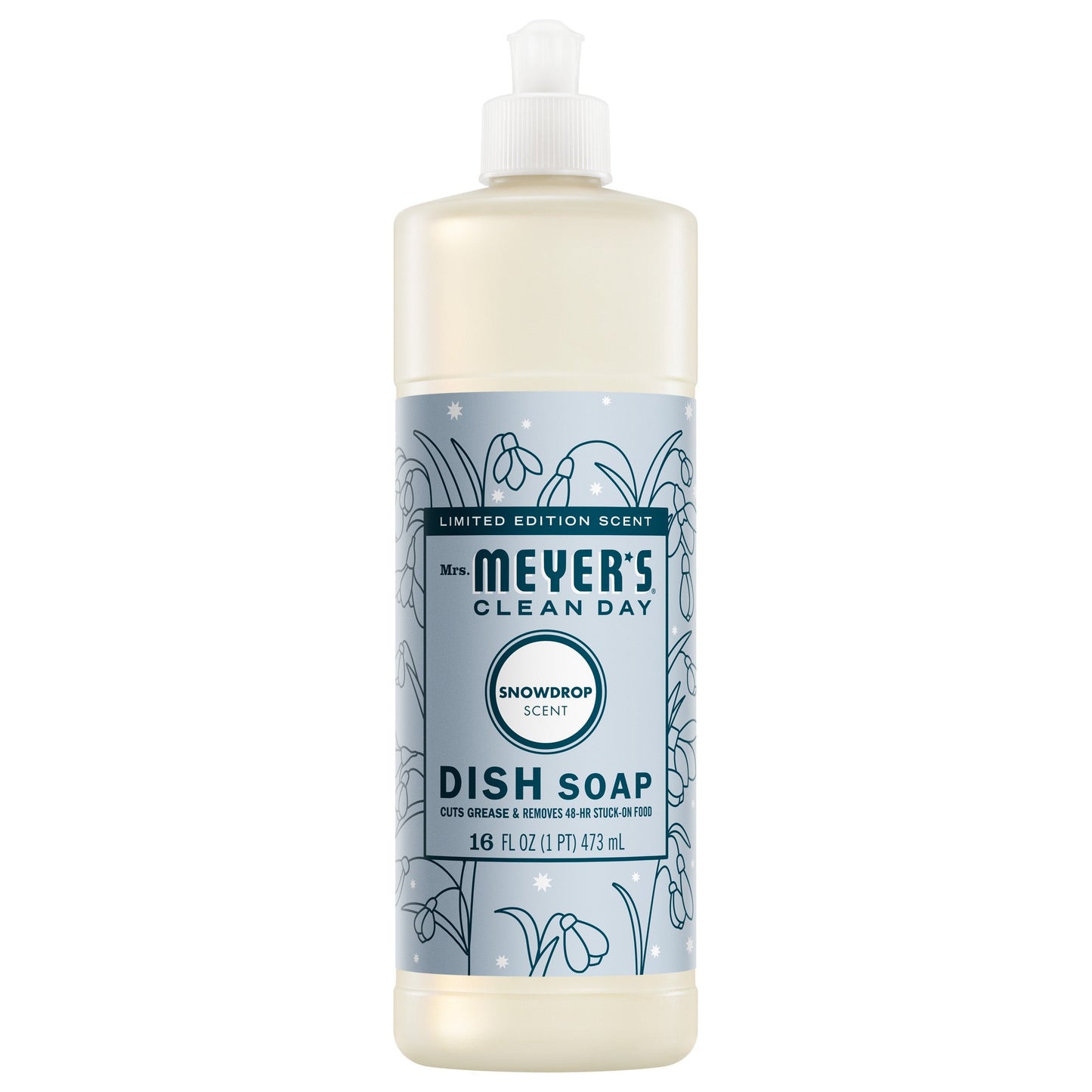 Mrs. Meyers Snowdrop Dish Soap - for Convenient Dishwashing