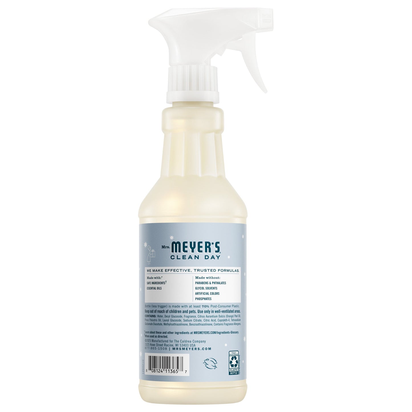Mrs. Meyers Snowdrop Multi - Surface Everyday Cleaner - for Convenient Home Cleaning