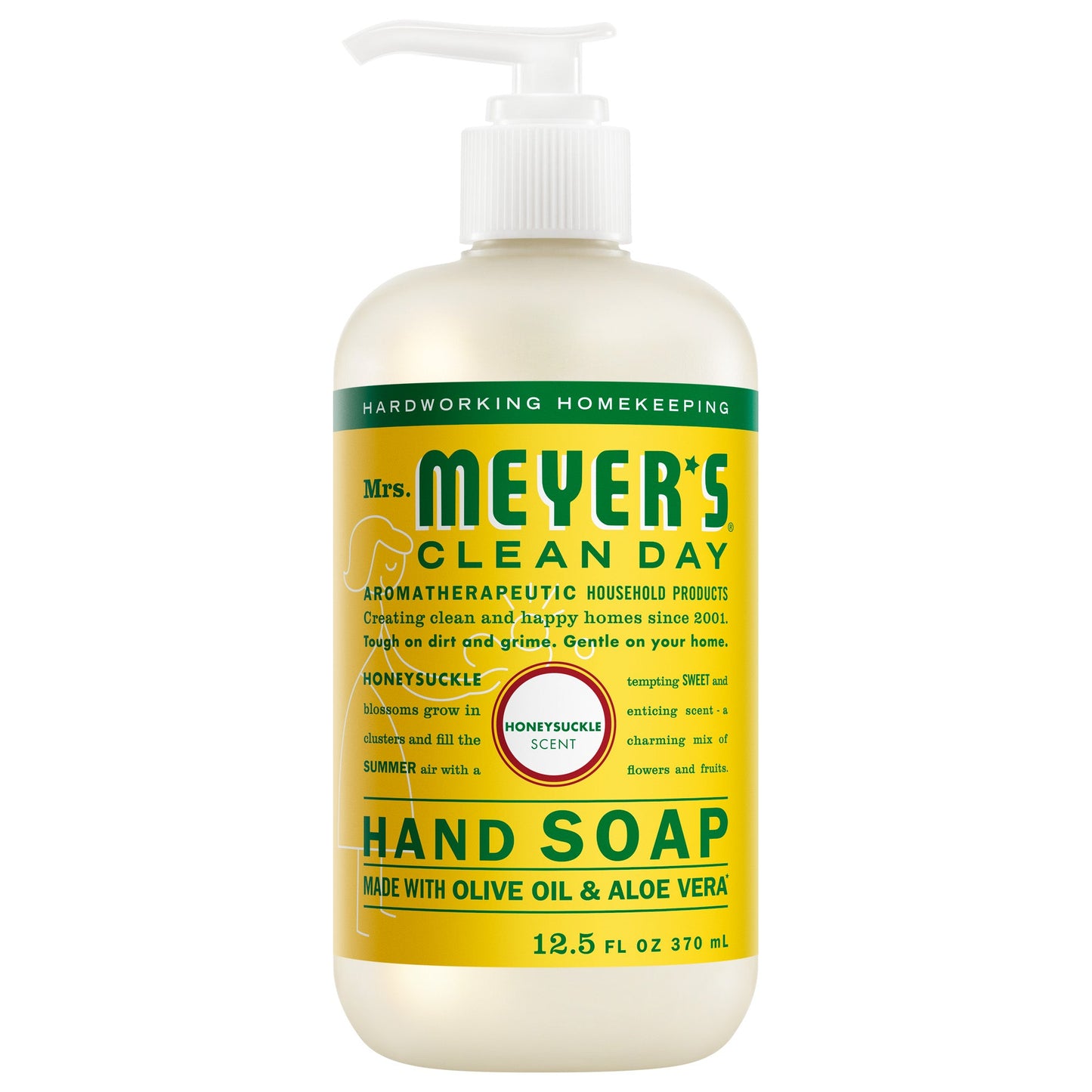 Mrs. Meyers Honeysuckle Liquid Hand Soap - for Convenient Hand Care