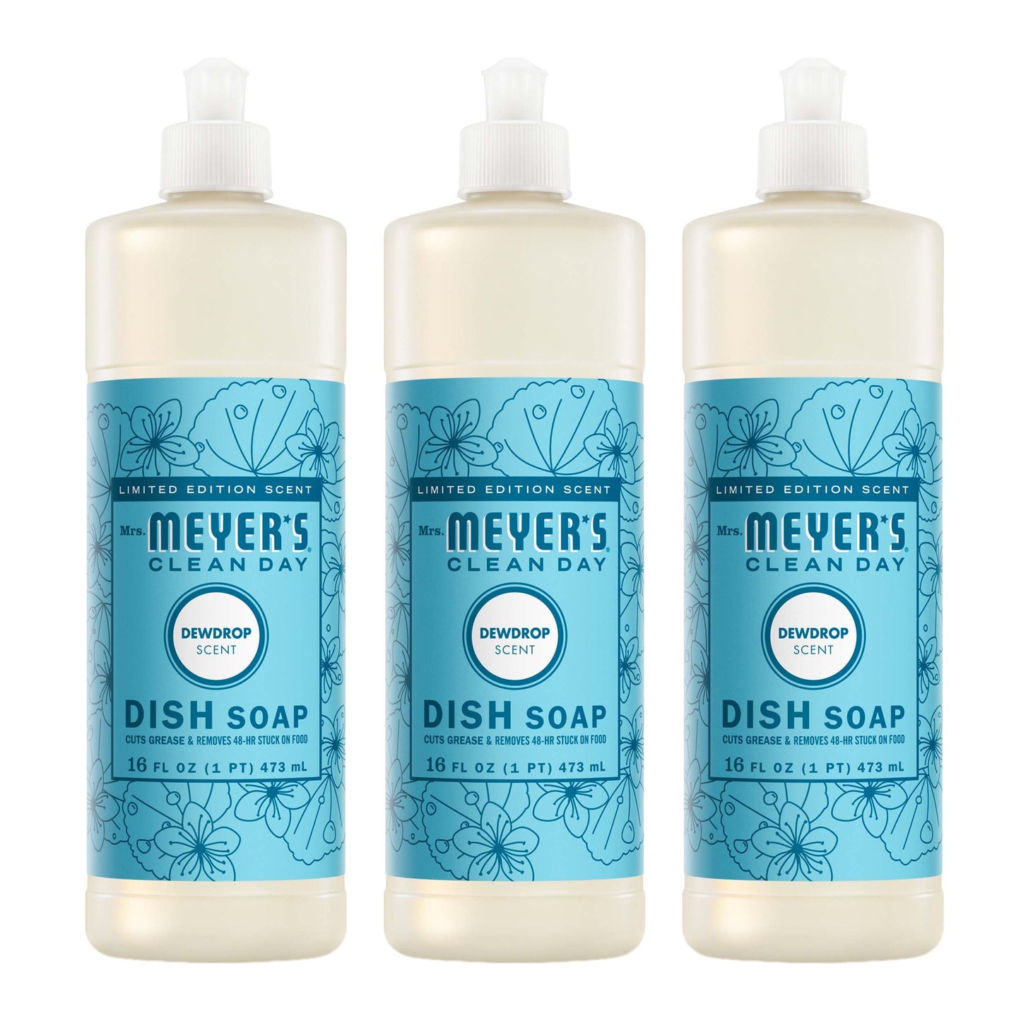 Dewdrop Dish Soap 3 - count Bundle - for Convenient Dishwashing