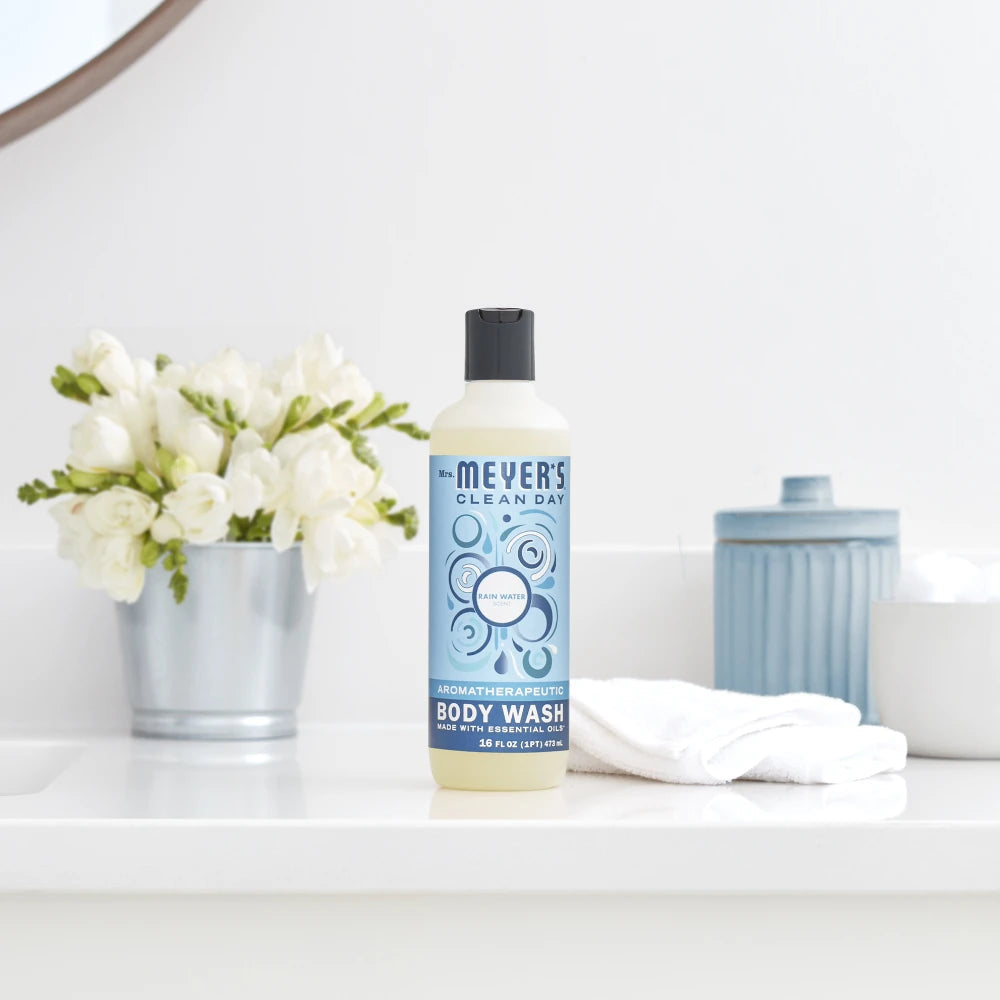 Mrs. Meyers Rain Water Body Wash - for Convenient Body Care