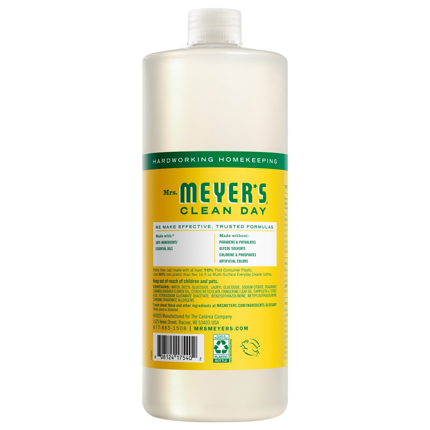 Mrs. Meyers Honeysuckle Multi - Surface Concentrate - for Convenient Easy Refilling