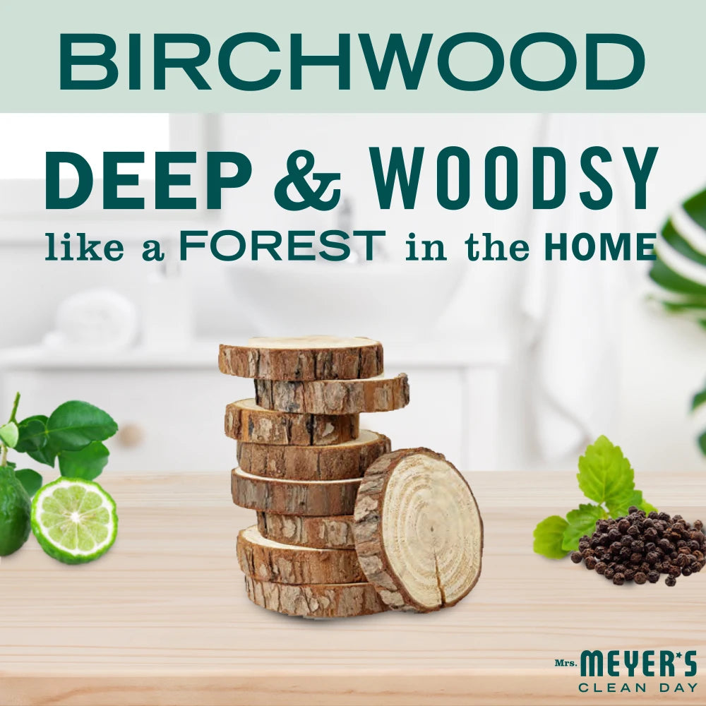 Mrs. Meyers Birchwood Daily Bar Soap - for Convenient Body Care