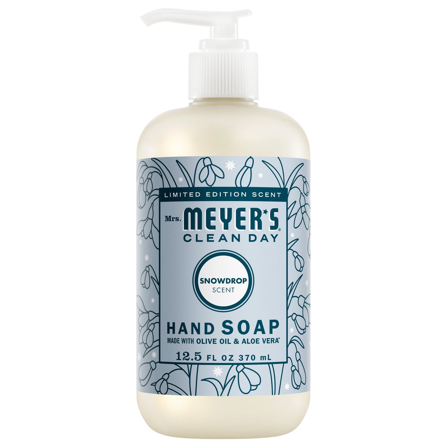 Mrs. Meyers Snowdrop Liquid Hand Soap - for Convenient Hand Care
