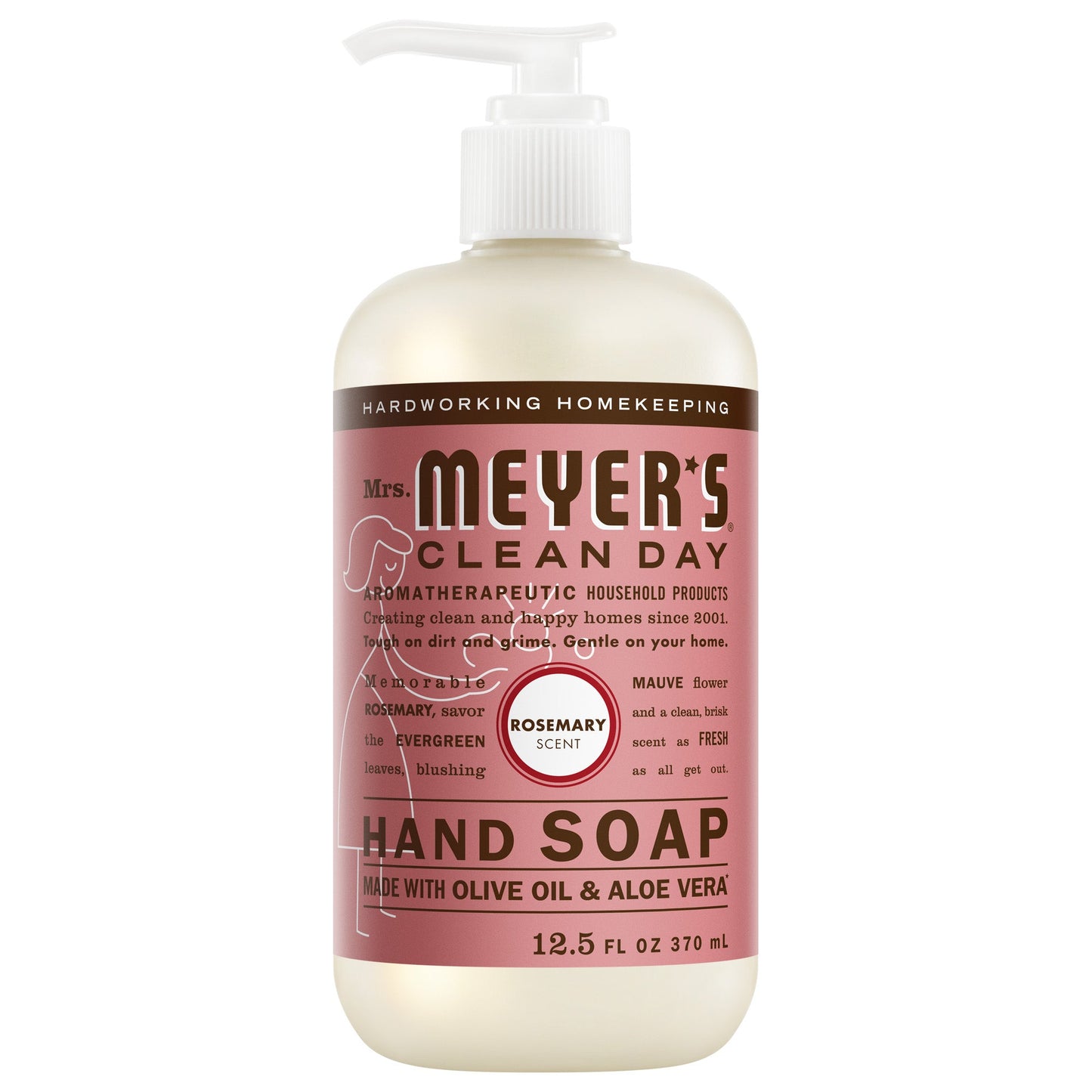 Mrs. Meyers Rosemary Liquid Hand Soap - for Convenient Hand Care