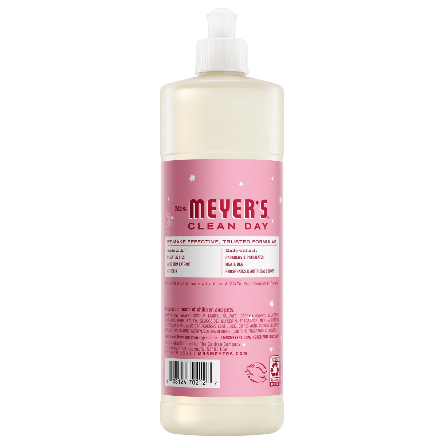 Mrs. Meyers Peppermint Dish Soap 3 - count bundle - for Convenient Dishwashing
