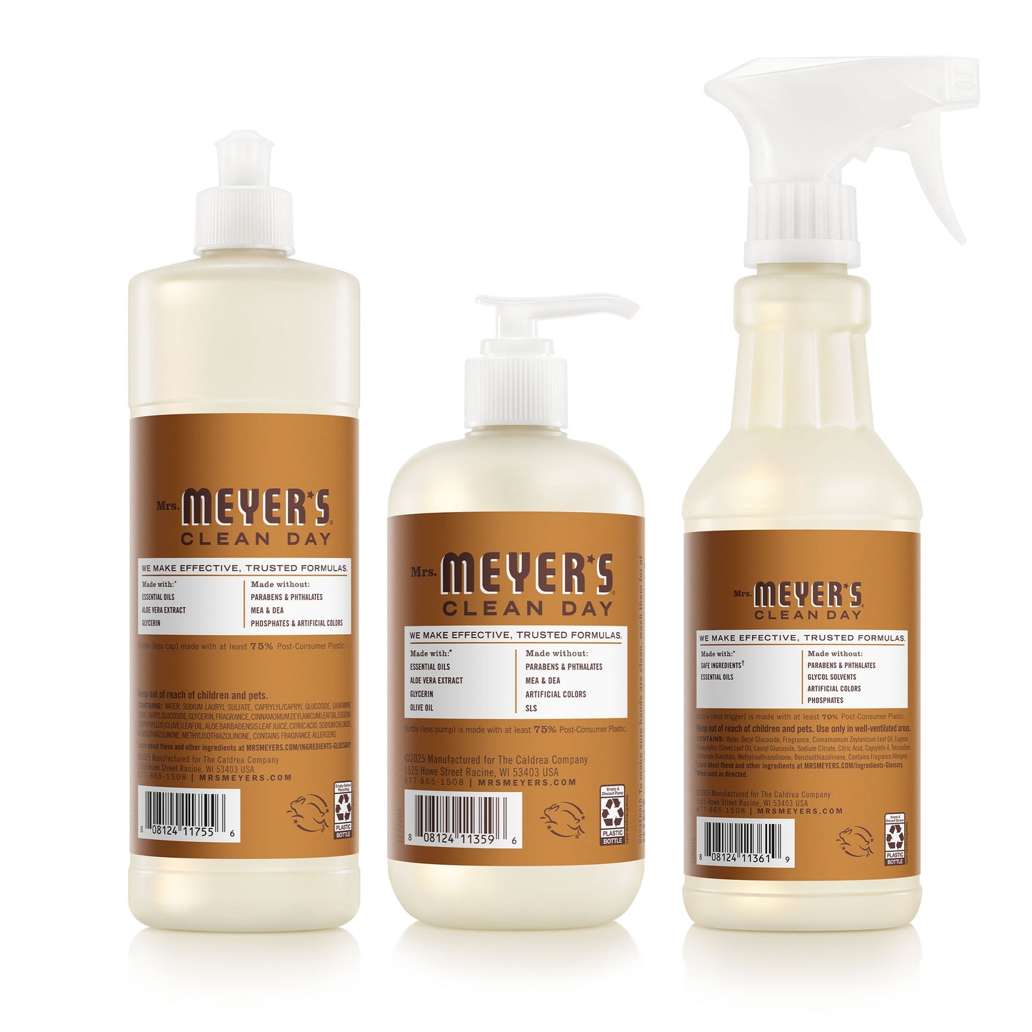 Mrs. Meyers Acorn Spice Kitchen Basics Set - for Convenient Hand Care