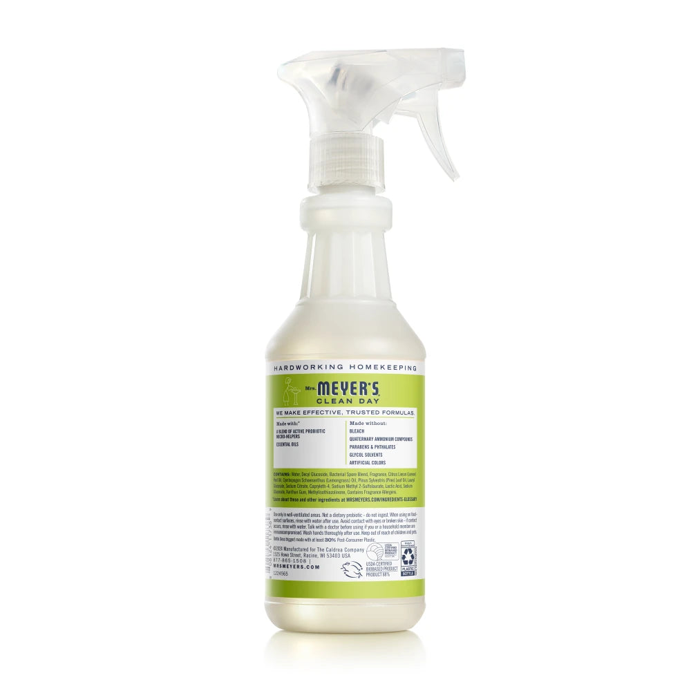 Mrs. Meyers Lemon Verbena Probiotic Multi - Surface Cleaner - for Convenient Home Cleaning