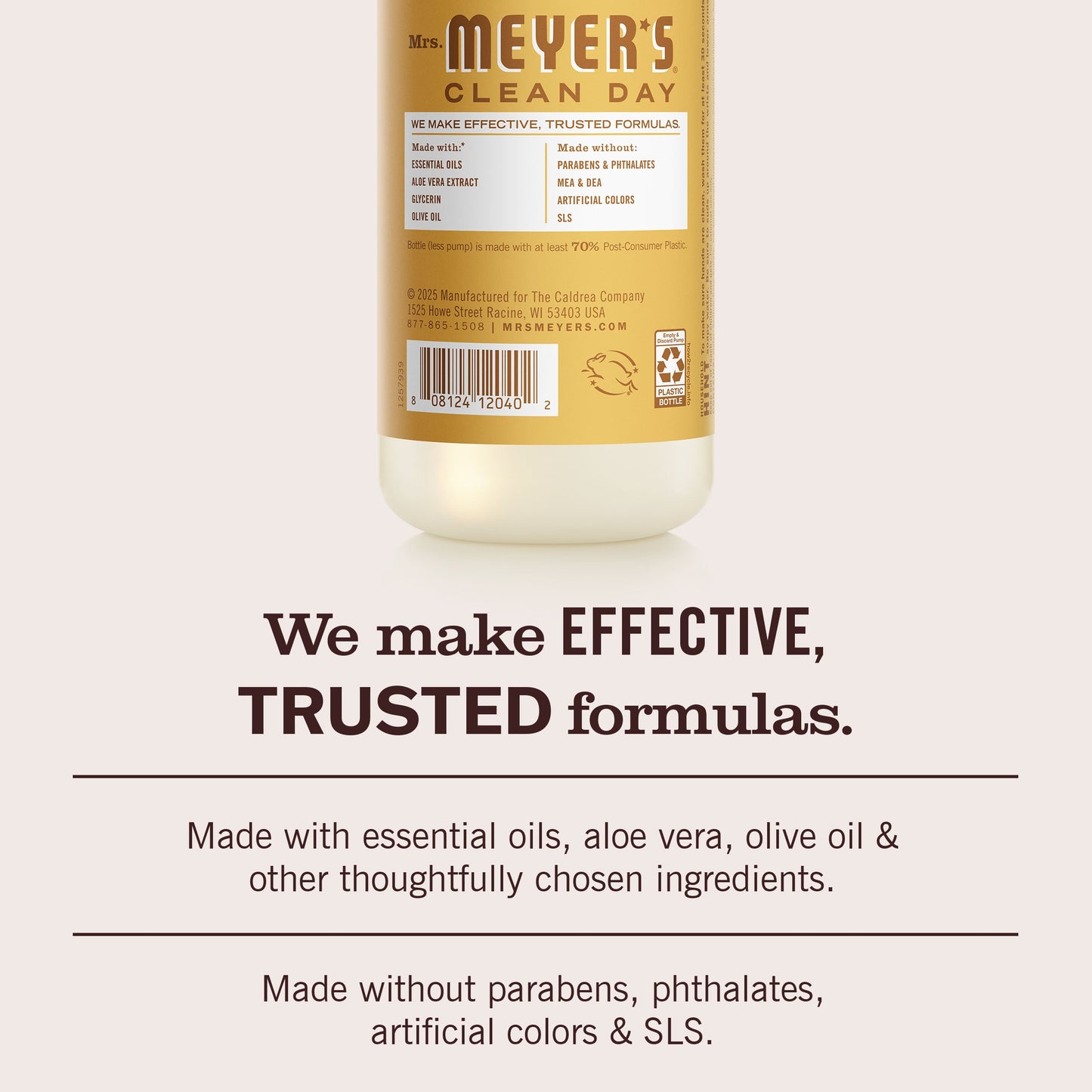 Mrs Meyers HoneycombLiquid Hand Soap - for Convenient Hand Care