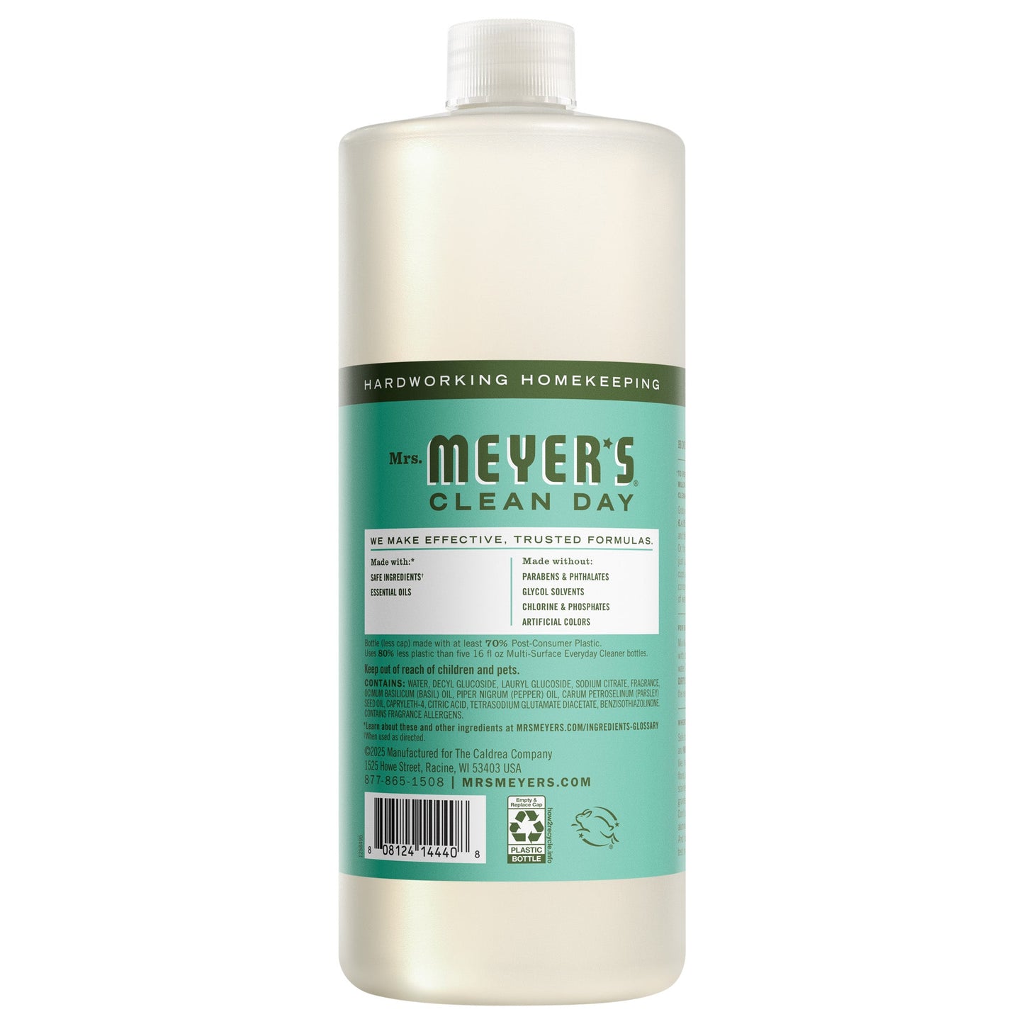 Mrs. Meyers Basil Multi - Surface Concentrate - for Convenient Easy Refilling