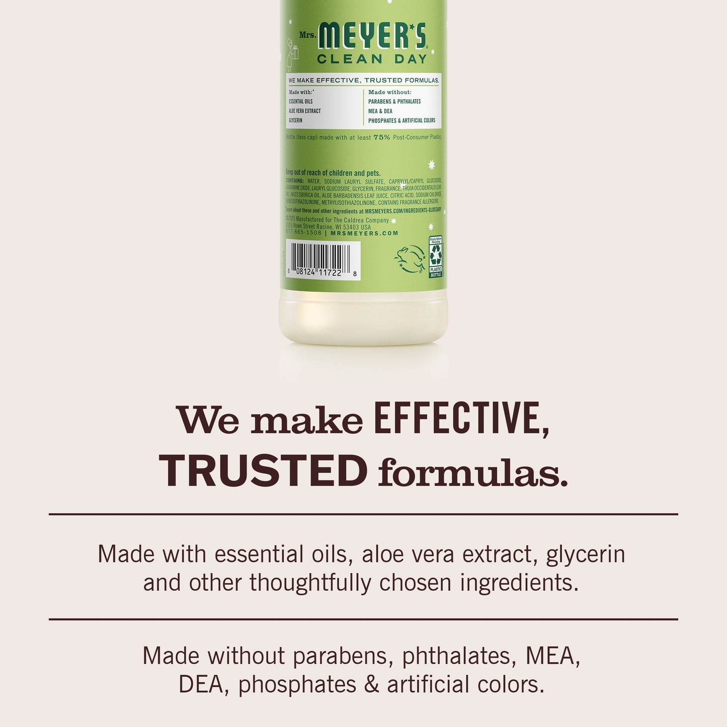 Mrs. Meyers Iowa Pine Dish Soap 3 - count bundle - for Convenient Dishwashing