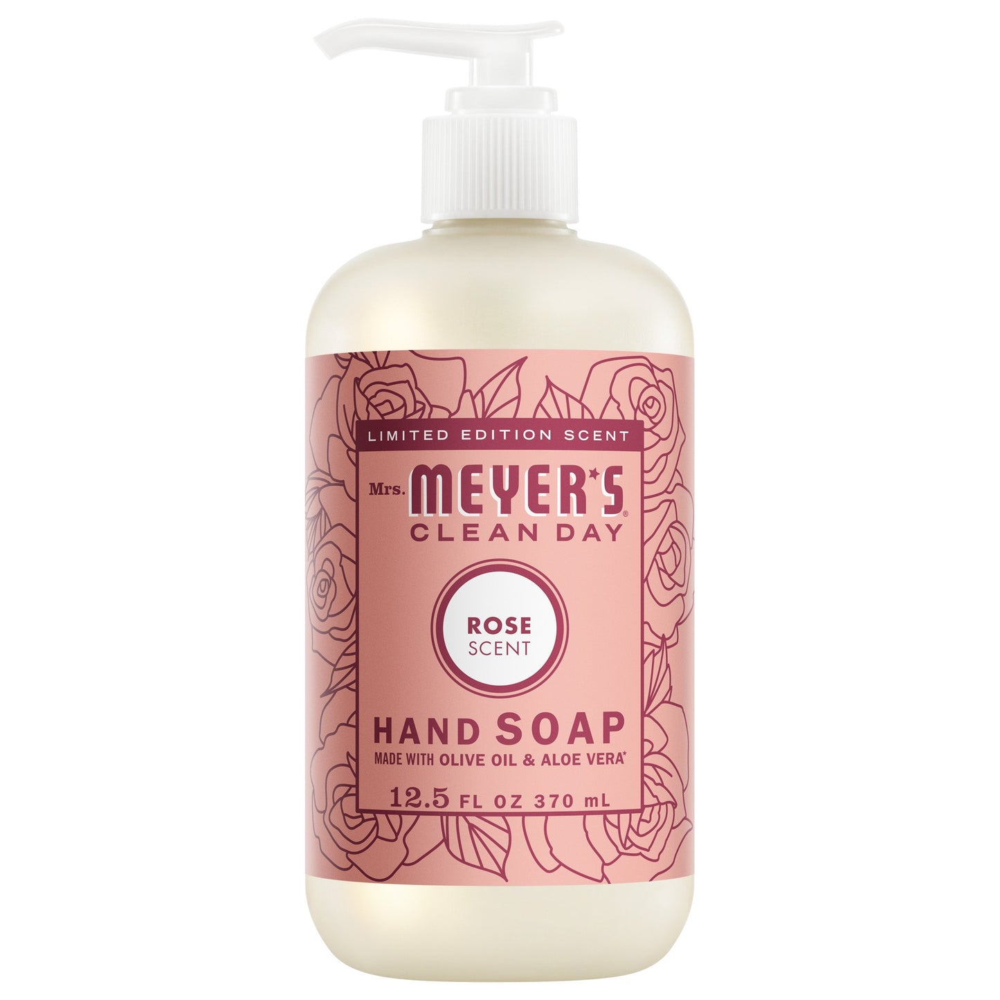 Mrs. Meyers Rose Liquid Hand Soap - for Convenient Hand Care