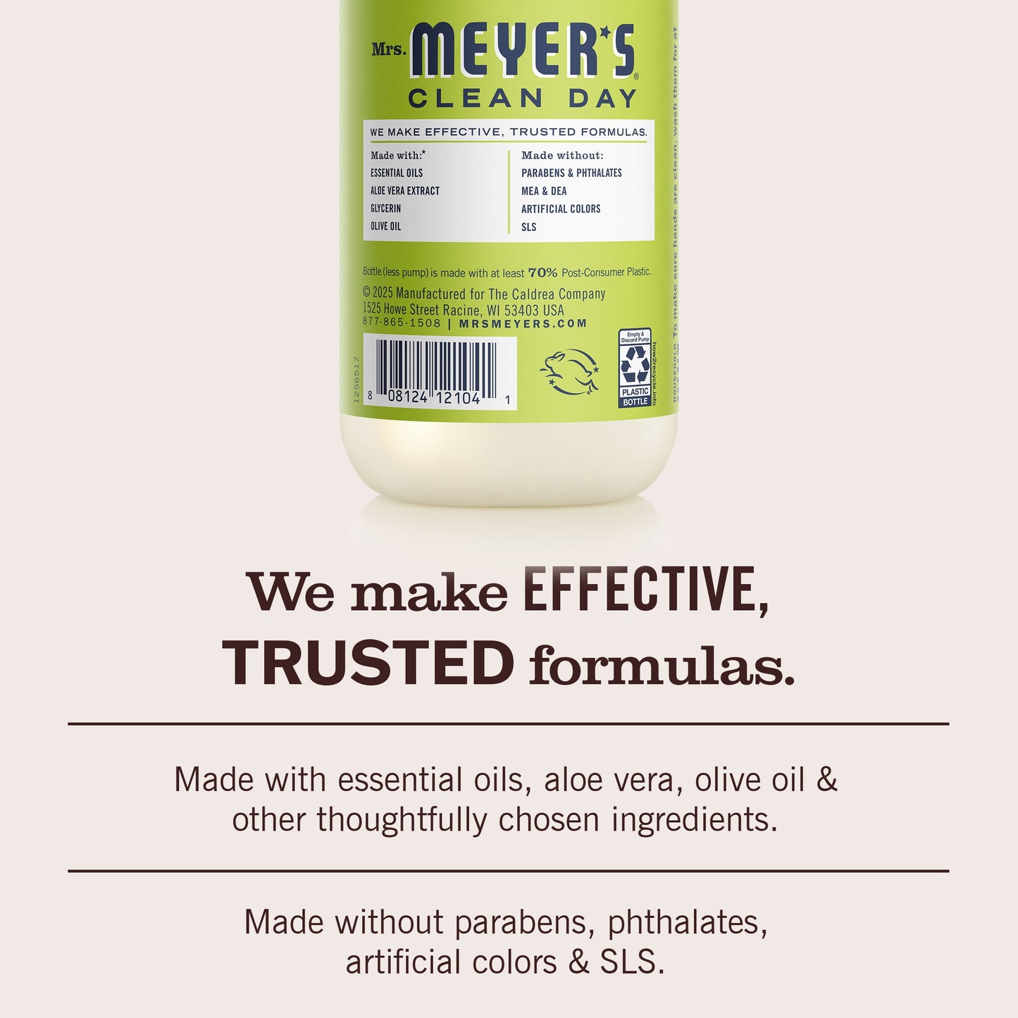 Mrs. Meyers Lemon Verbena Liquid Hand Soap - for Convenient Hand Care