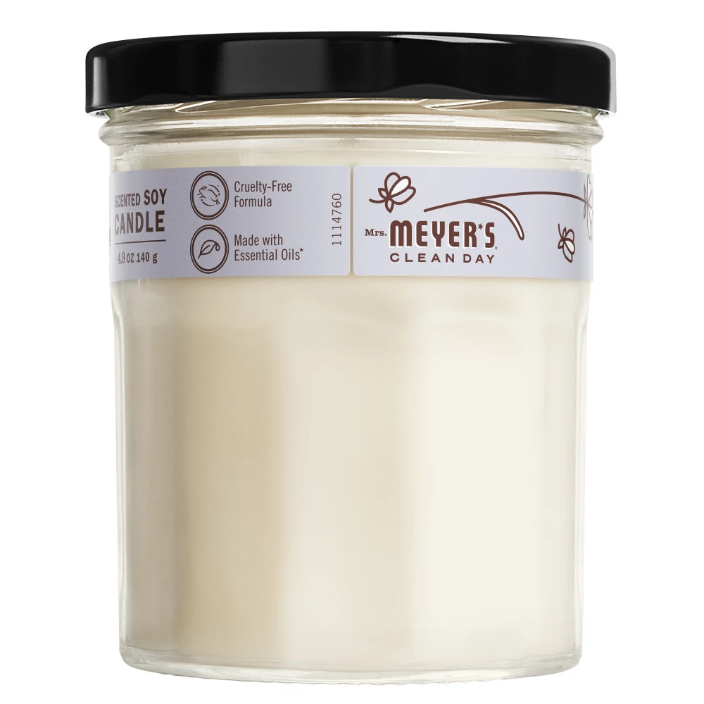 Large Lavender Scented Soy Candle Mrs. Meyers - for Convenient Home Fragrance