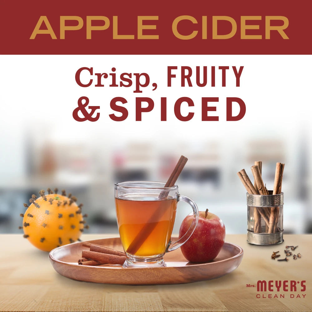 Mrs. Meyers Apple Cider Soy Candle Large - for Convenient Home Fragrance