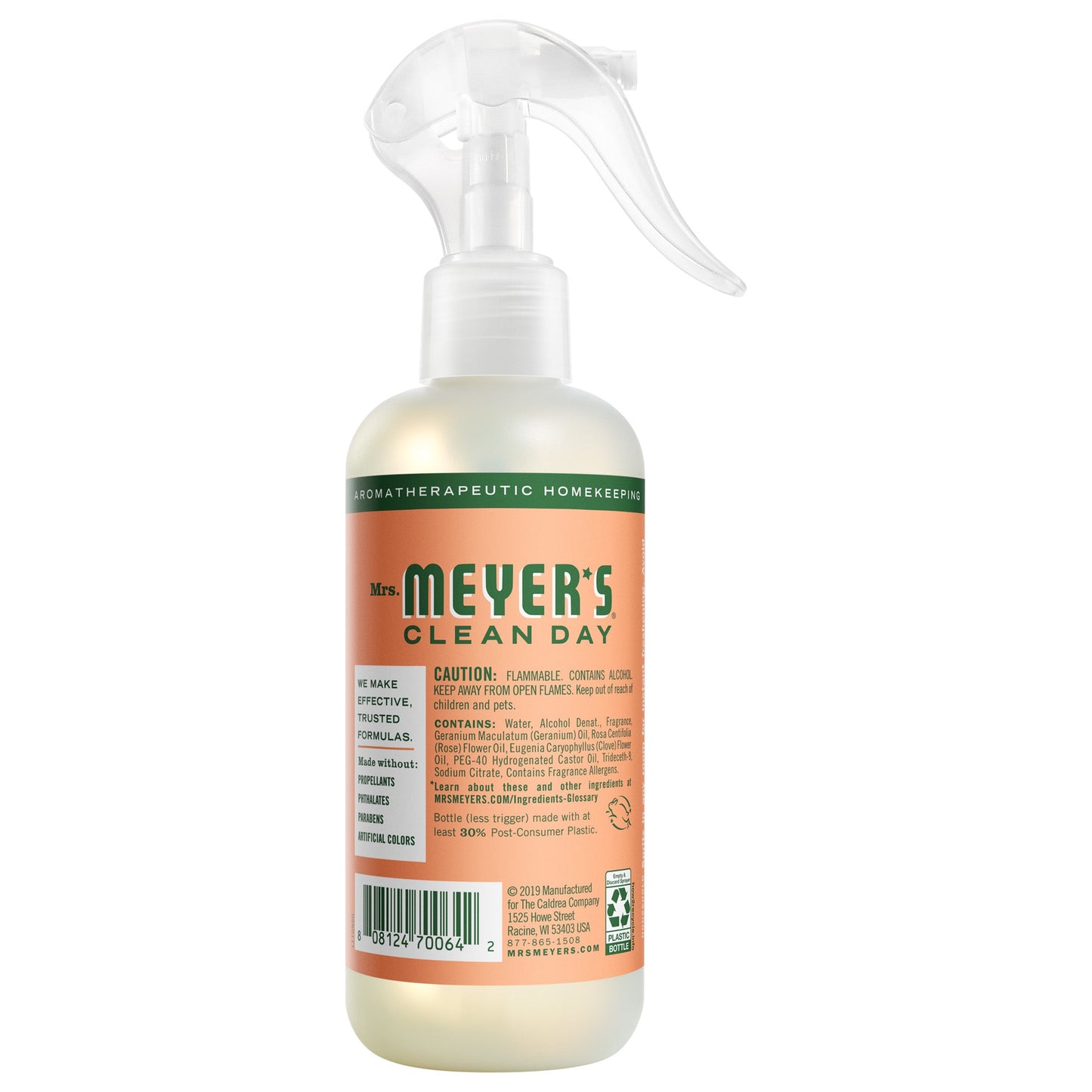 Mrs. Meyers Geranium Room Freshener - for Convenient Home Fragrance
