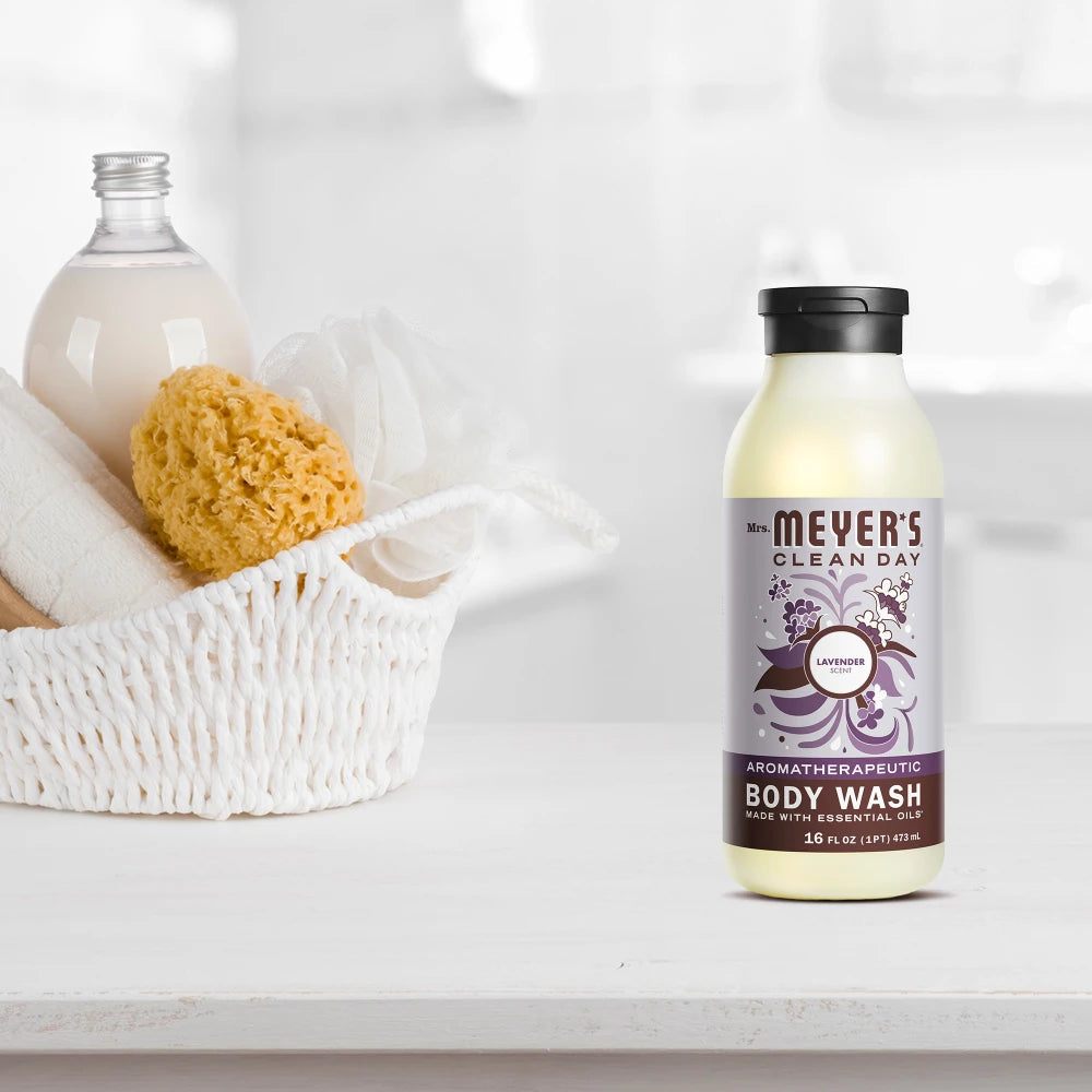 Mrs. Meyers Lavender Body Wash - for Convenient Body Care