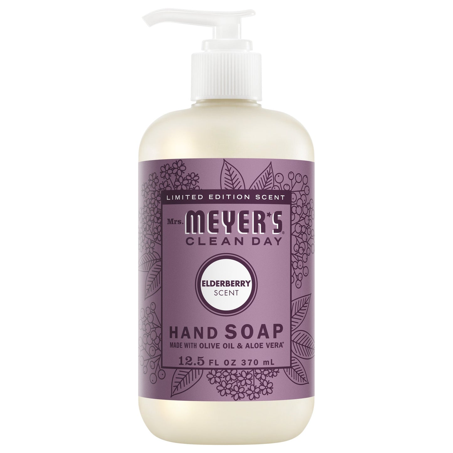 Mrs. Meyers Elderberry Liquid Hand Soap - for Convenient Hand Care