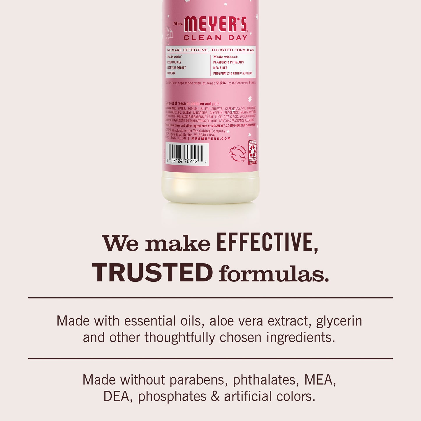 Mrs. Meyers Peppermint Dish Soap - for Convenient Dishwashing