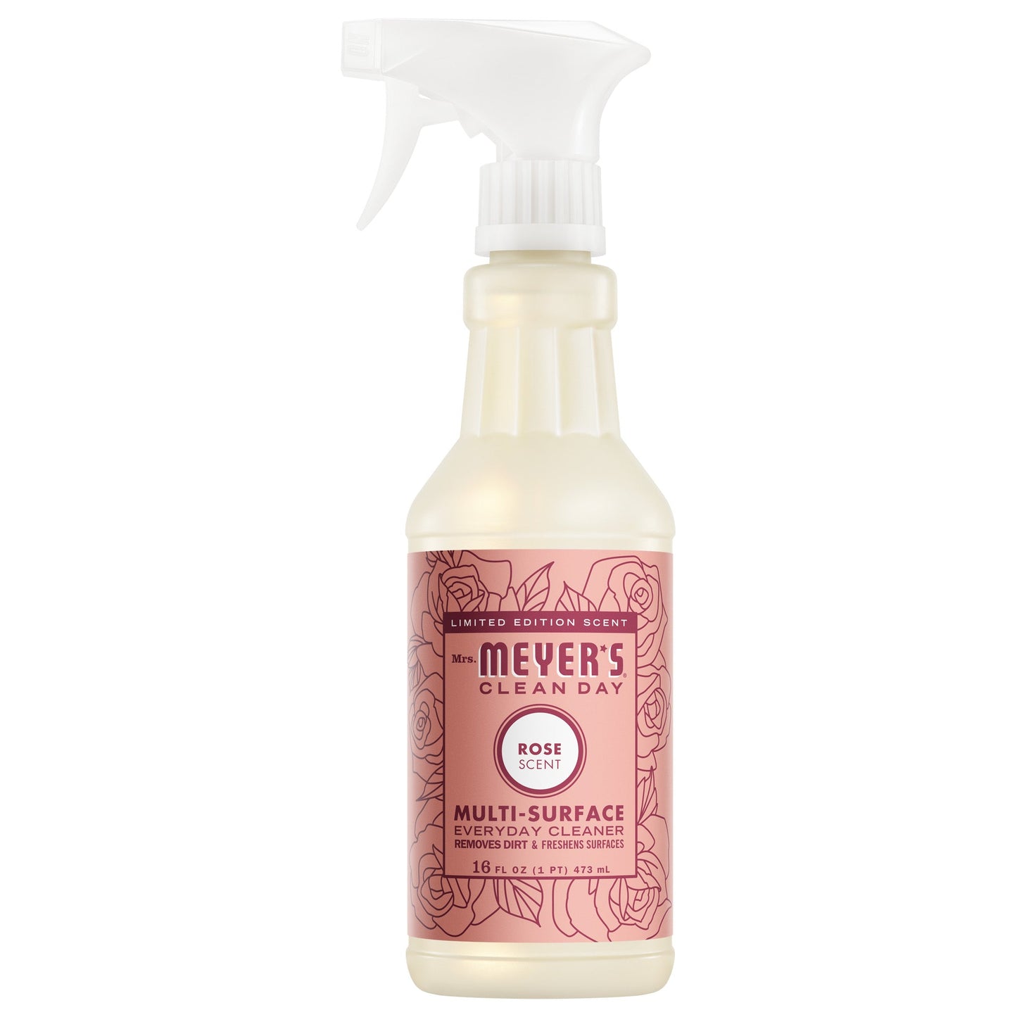 Mrs. Meyers Rose Multi - Surface Everyday Cleaner - for Convenient Home Cleaning
