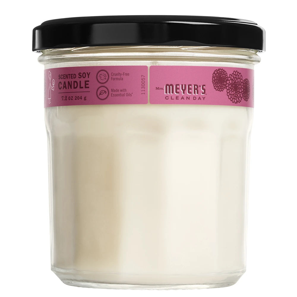 Mrs. Meyers Mum Soy Candle Large - for Convenient Home Fragrance