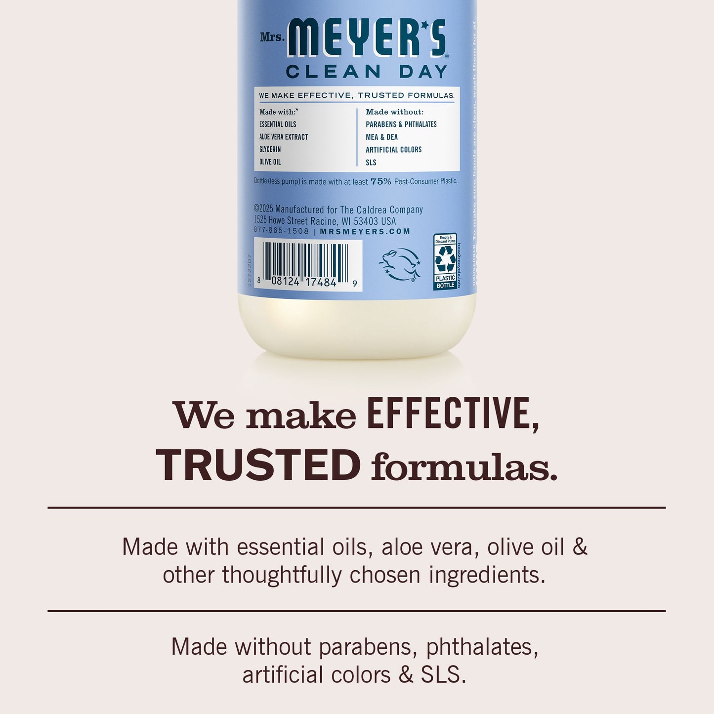 Mrs. Meyers Bluebell Liquid Hand Soap - for Convenient Hand Care