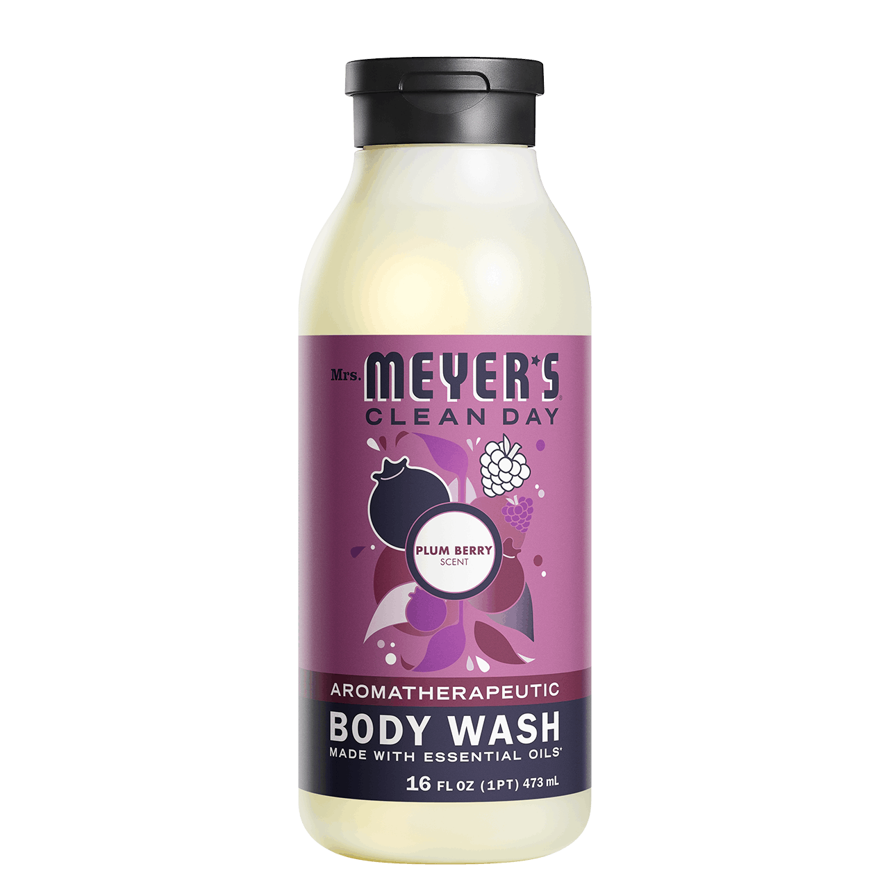 Mrs. Meyers Plum Berry Body Wash - for Convenient Body Care