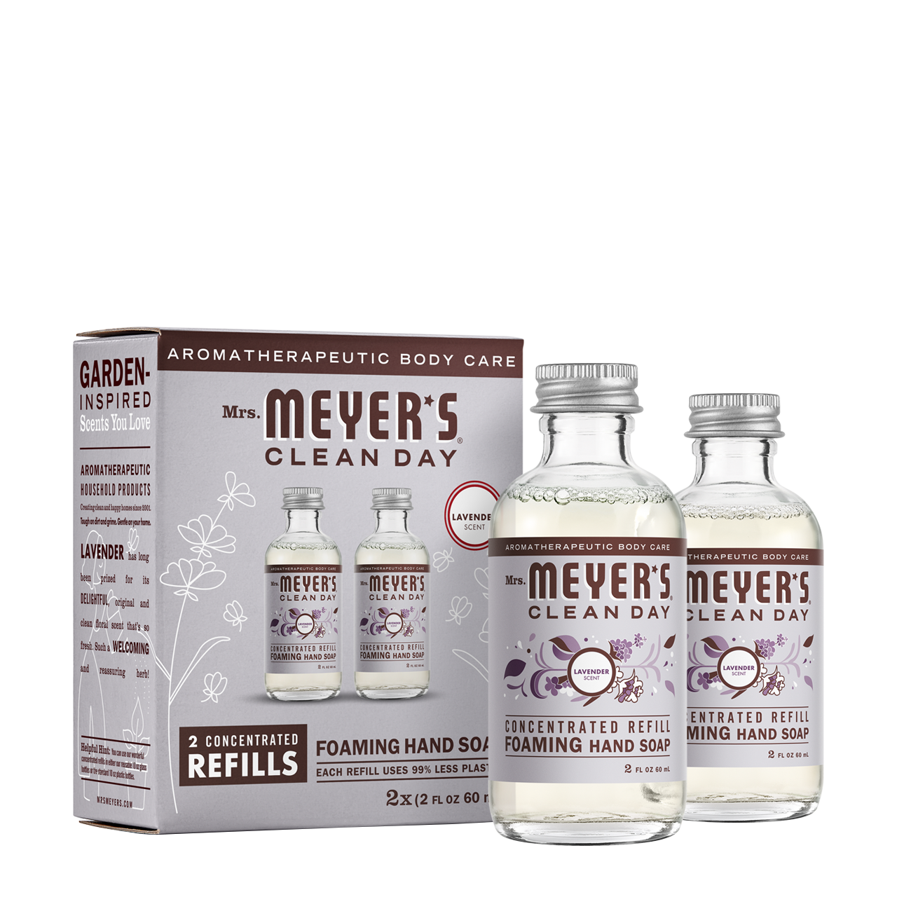 Lavender Foaming Hand Soap Concentrate Refills 2 - Pack - for Convenient Easy Refilling