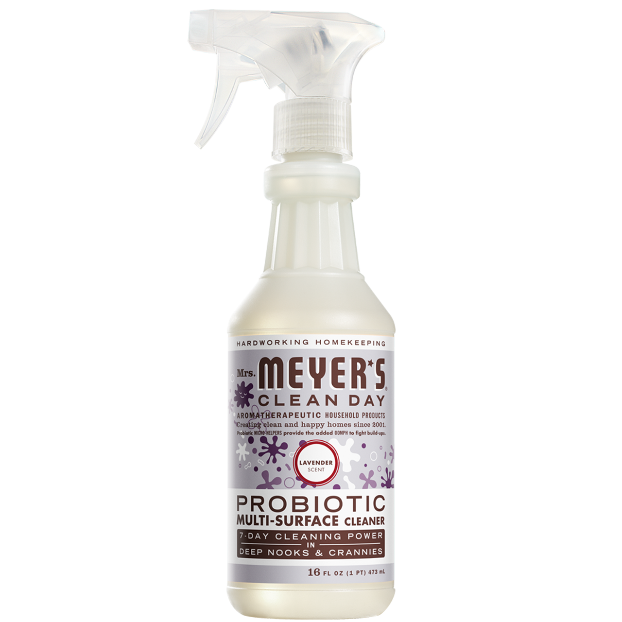 Mrs. Meyers Lavender Probiotic Multi - Surface Cleaner - for Convenient Home Cleaning