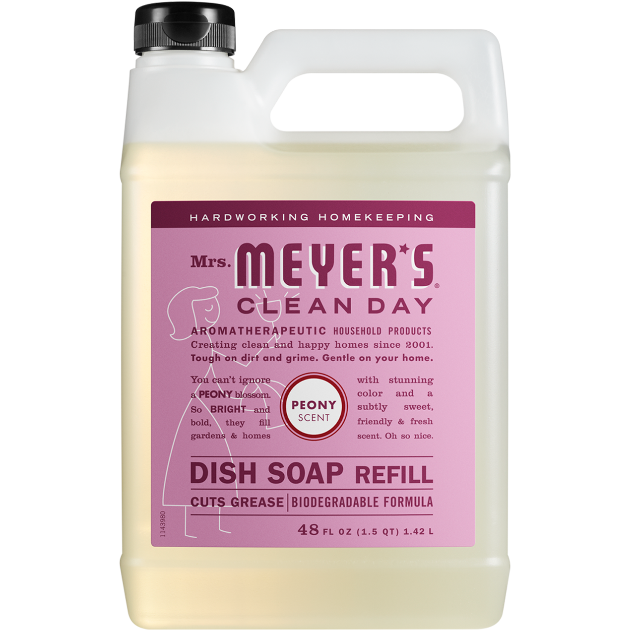 Peony Liquid Hand Soap and Refill Set - for Convenient Hand Care