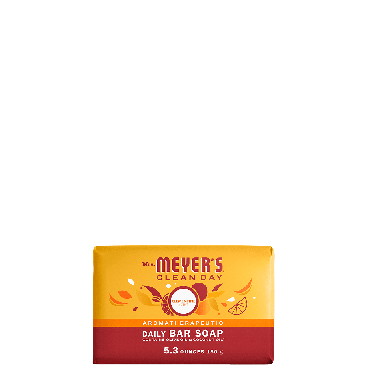 Mrs. Meyers Clementine Daily Bar Soap - for Convenient Body Care