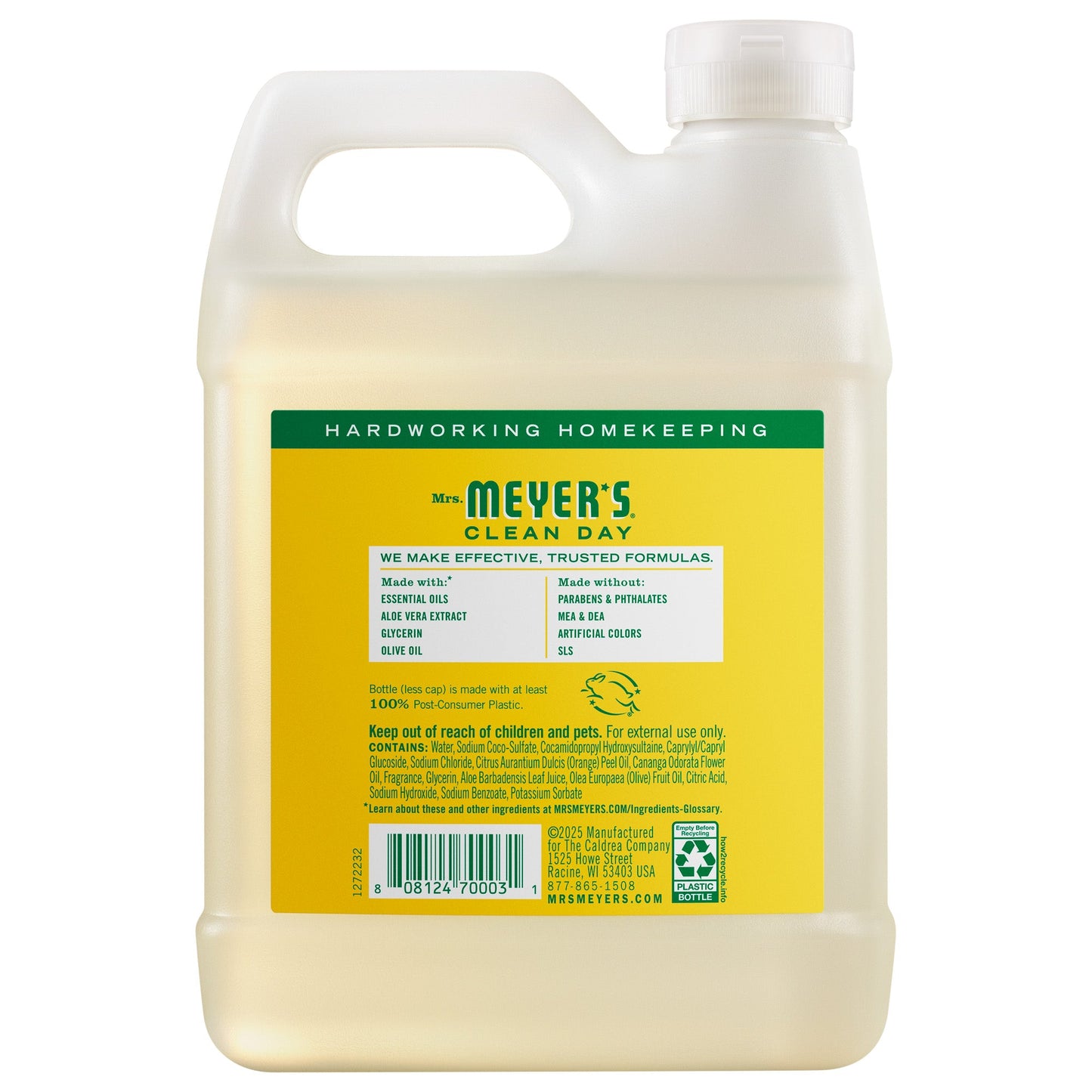 Mrs. Meyers Honeysuckle Liquid Hand Soap Refill - for Convenient Hand Care