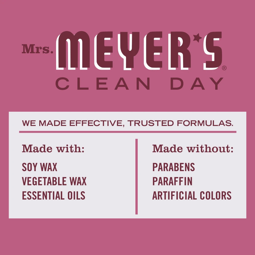 Mrs. Meyers Mum Tin Candle - for Convenient Home Fragrance