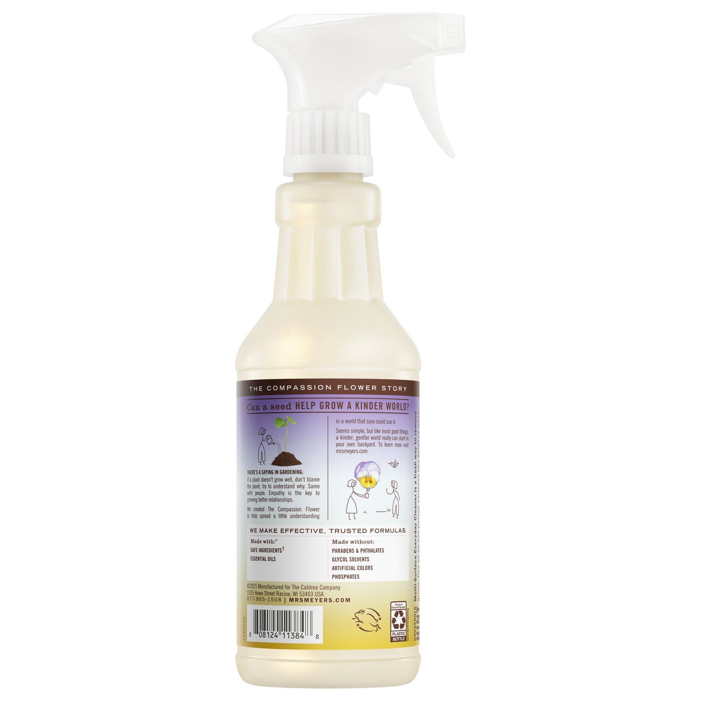 Compassion Flower Multi - Surface Everyday Cleaner Mrs. Meyers - for Convenient Home Cleaning