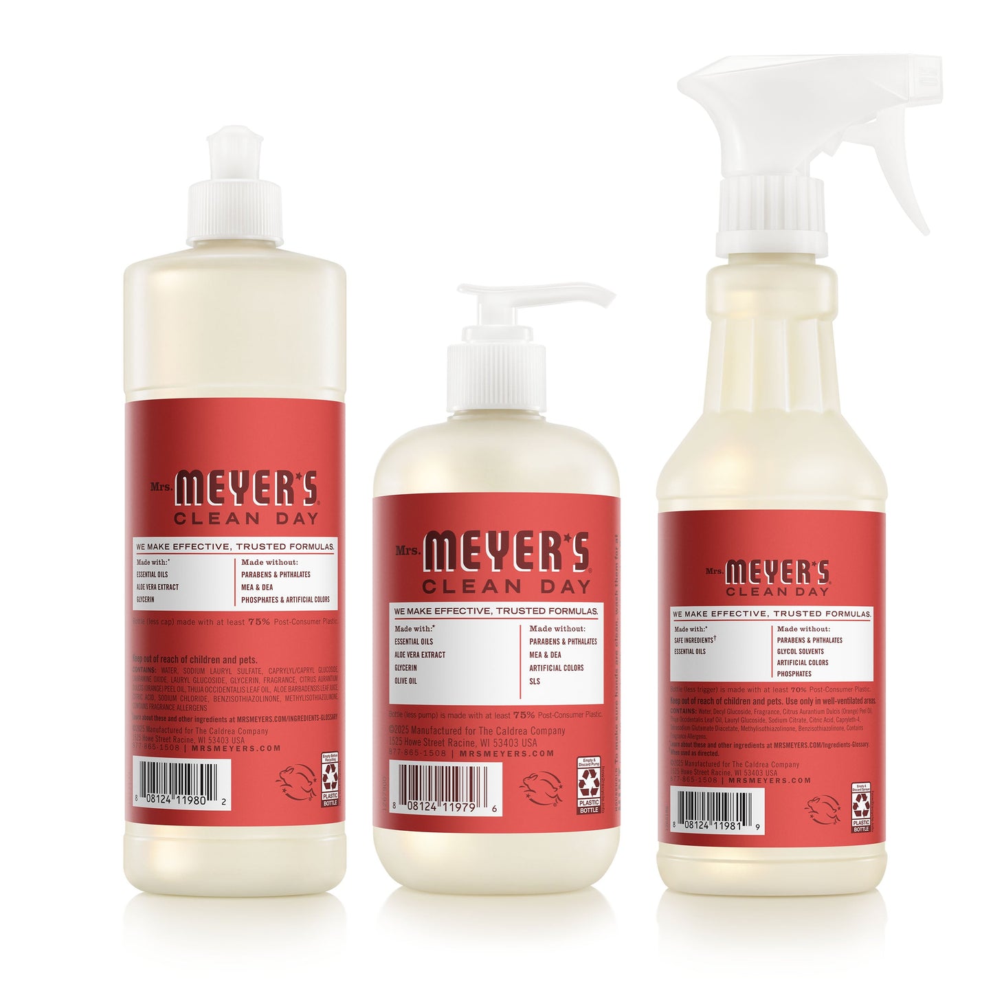 Mrs. Meyers Tomato Vine Kitchen Basics Set - for Convenient Hand Care