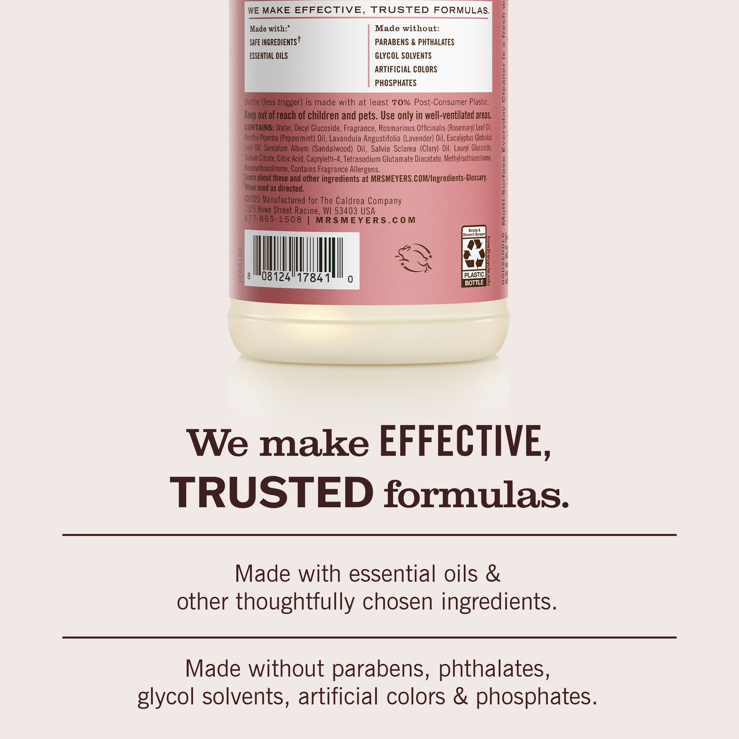 Mrs. Meyers Rosemary Multi - Surface Everyday Cleaner - for Convenient Home Cleaning