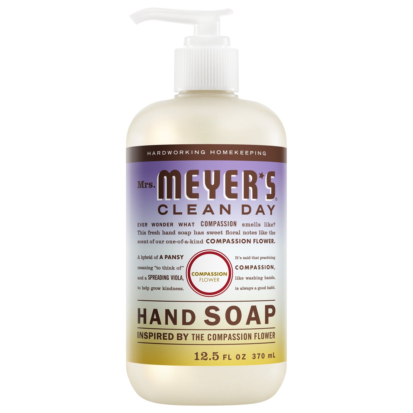 Compassion Flower Liquid Hand Soap Mrs. Meyers - for Convenient Hand Care