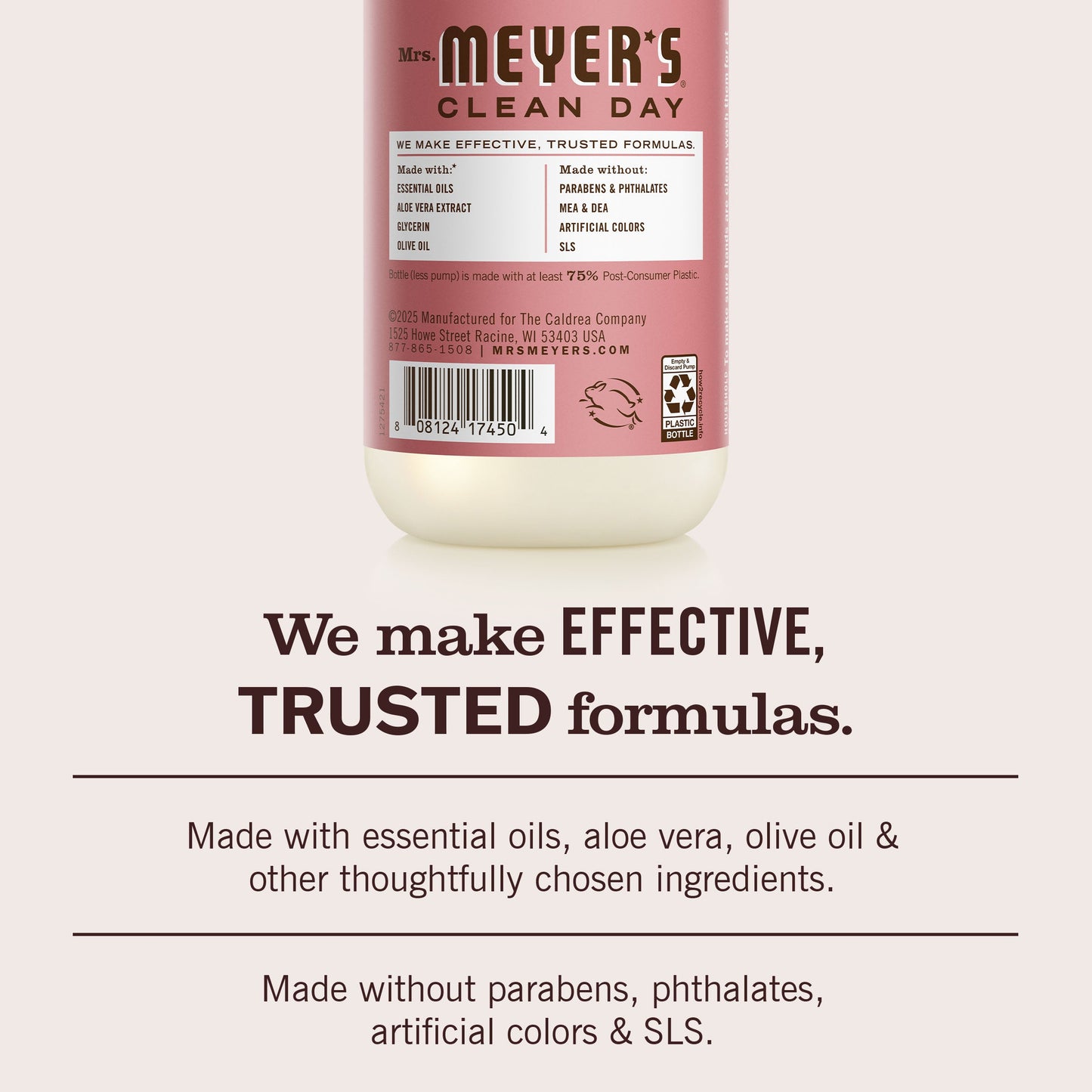 Mrs. Meyers Rosemary Liquid Hand Soap - for Convenient Hand Care