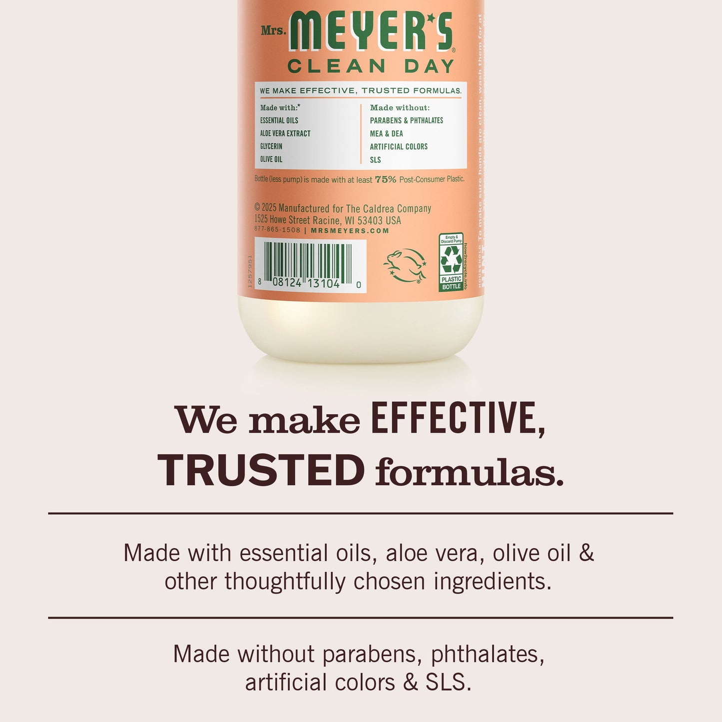 Mrs. Meyers Geranium Liquid Hand Soap - for Convenient Hand Care