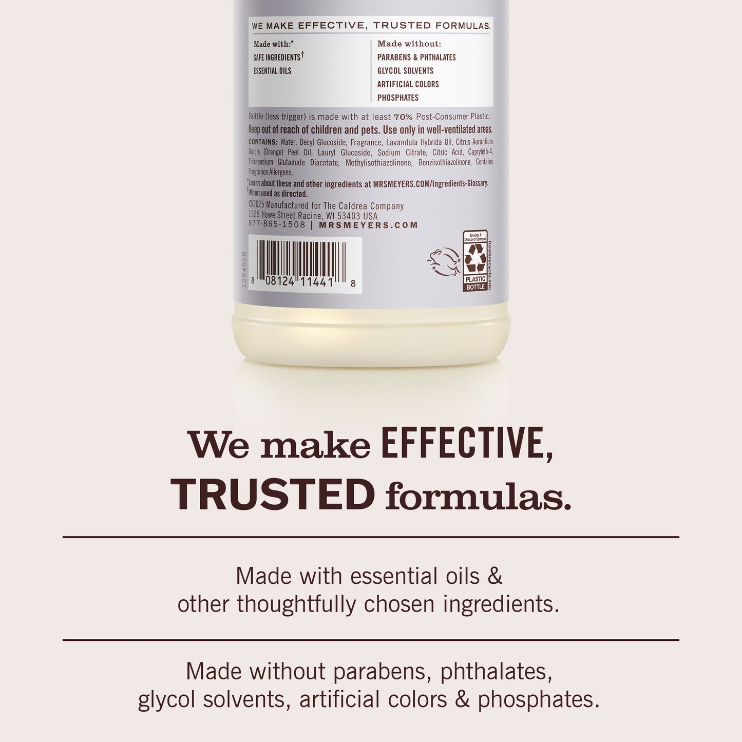 Mrs. Meyers Lavender Multi - Surface Everyday Cleaner - for Convenient Home Cleaning