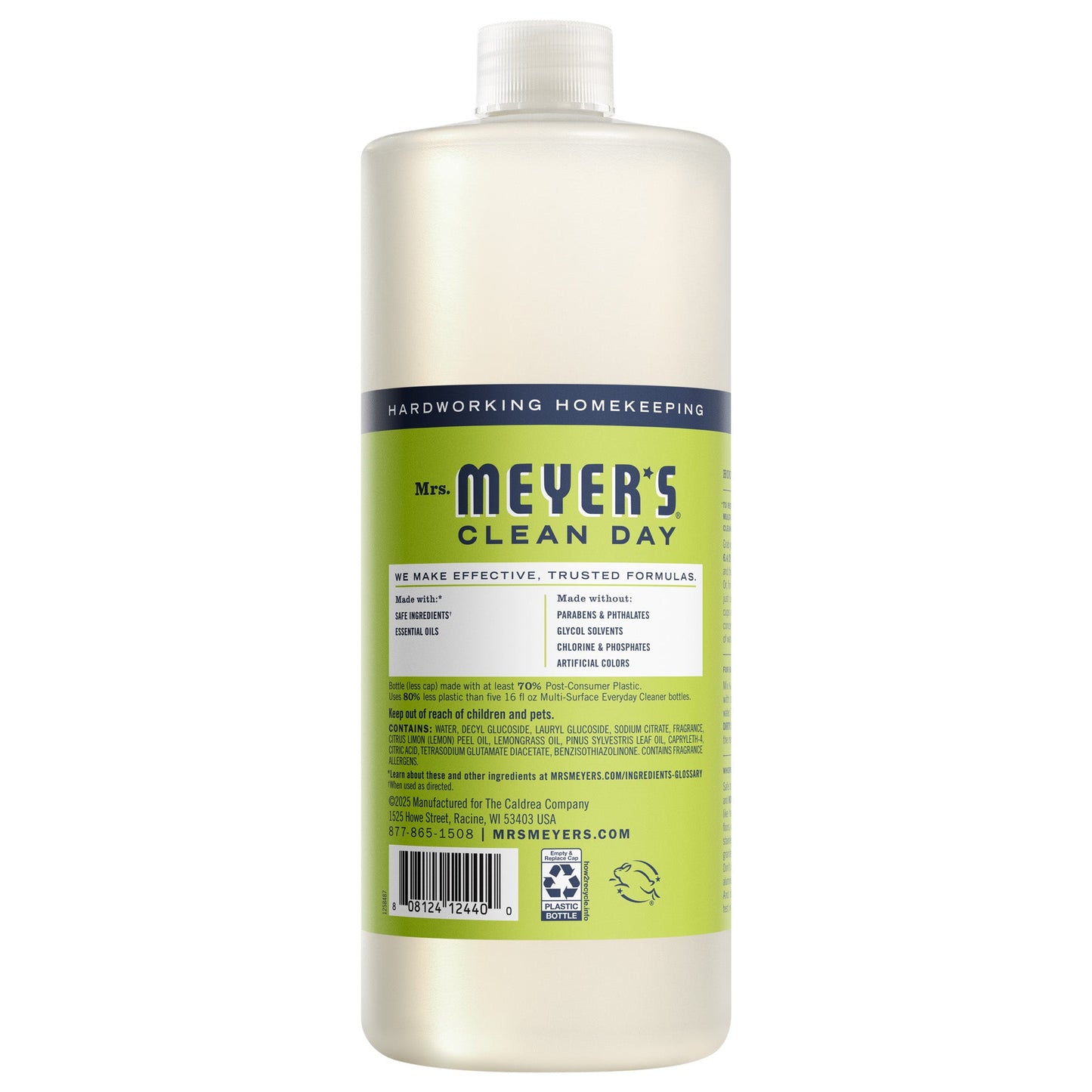 Mrs. Meyers Lemon Verbena Multi - Surface Concentrate - for Convenient Easy Refilling