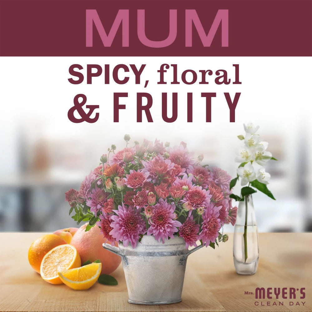 Mrs. Meyers Mum Multi - Surface Everyday Cleaner - for Convenient Home Cleaning
