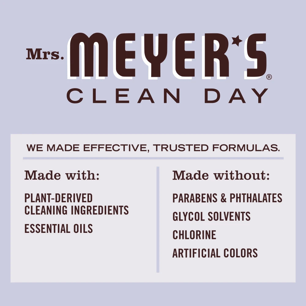 Mrs Meyers Lavender Multi - Surface Everyday Cleaner Concentrate Refill 2 - Pack - for Convenient Easy Refilling
