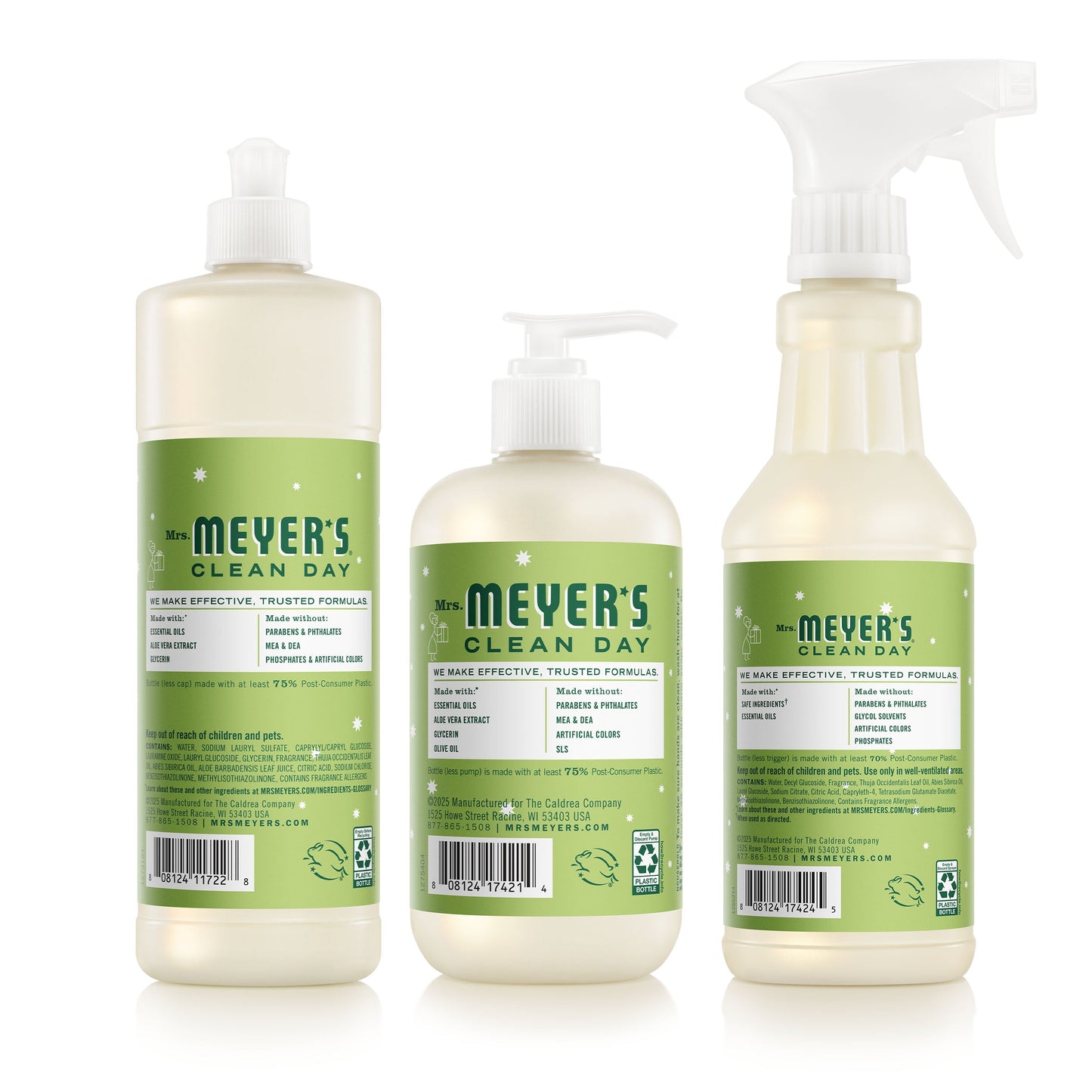 Mrs. Meyers Iowa Pine Kitchen Basics Set - for Convenient Hand Care