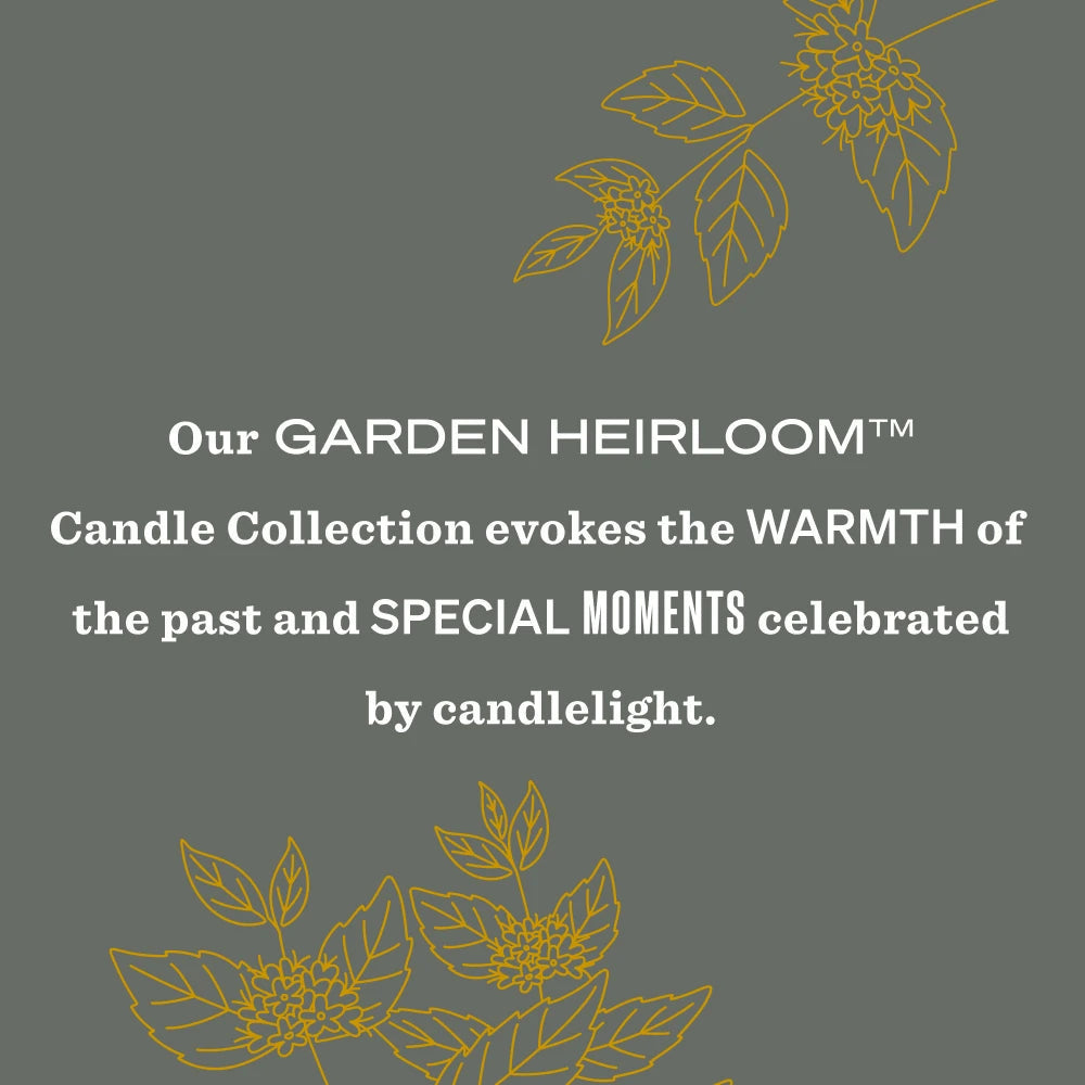 Mrs. Meyers Wild Mint Garden Heirloom Candle - for Convenient Home Fragrance